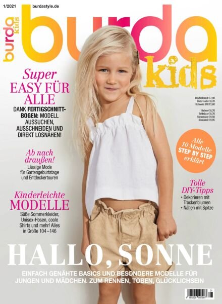 Burda Kids Germany – Ausgabe 1 2021 Cover