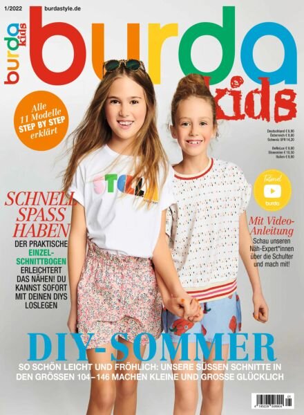 Burda Kids Germany – Ausgabe 1 2022 Cover