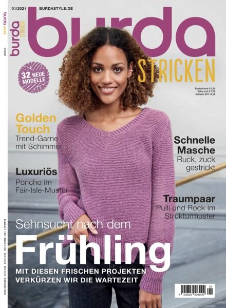Burda Stricken – Ausgabe 1 2021 Cover