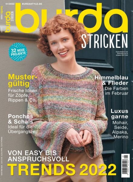 Burda Stricken – Ausgabe 1 2022 Cover