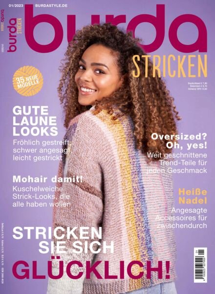 Burda Stricken – Ausgabe 1 2023 Cover