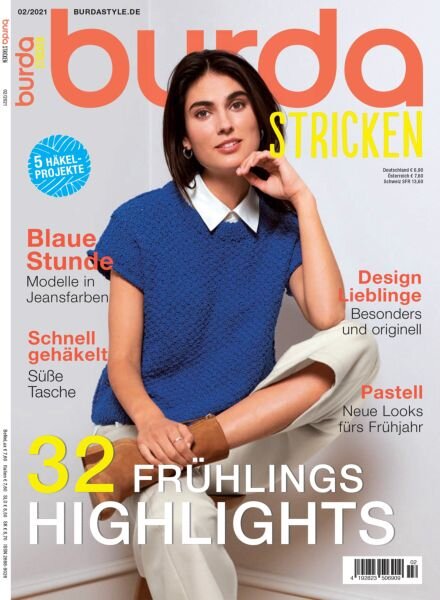 Burda Stricken – Ausgabe 2 2021 Cover