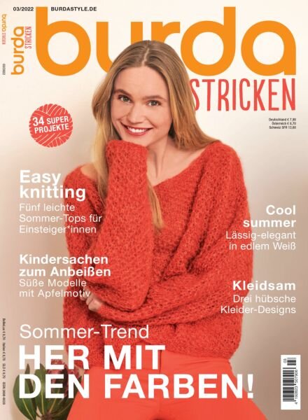 Burda Stricken – Ausgabe 3 2022 Cover