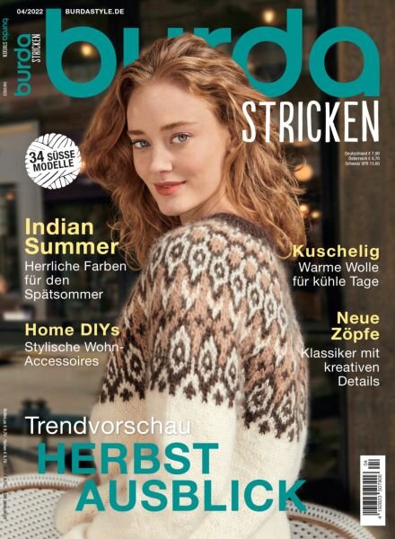 Burda Stricken – Ausgabe 4 2022 Cover