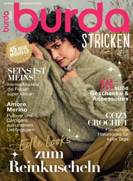 Burda Stricken – Ausgabe 4 2024 Cover