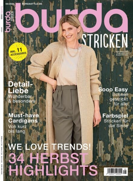 Burda Stricken – Ausgabe 5 2021 Cover