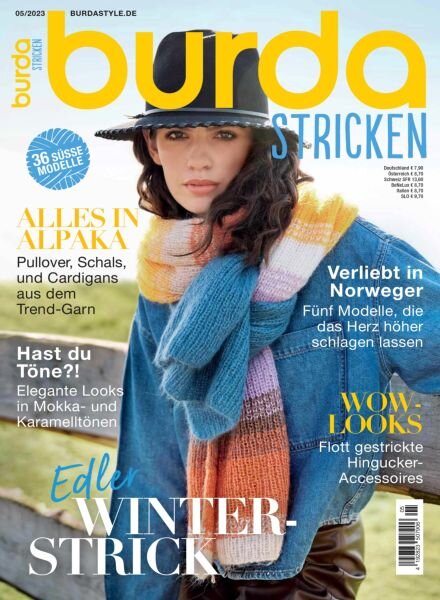 Burda Stricken – Ausgabe 5 2023 Cover