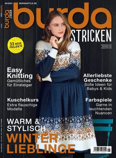 Burda Stricken – Ausgabe 6 2021 Cover