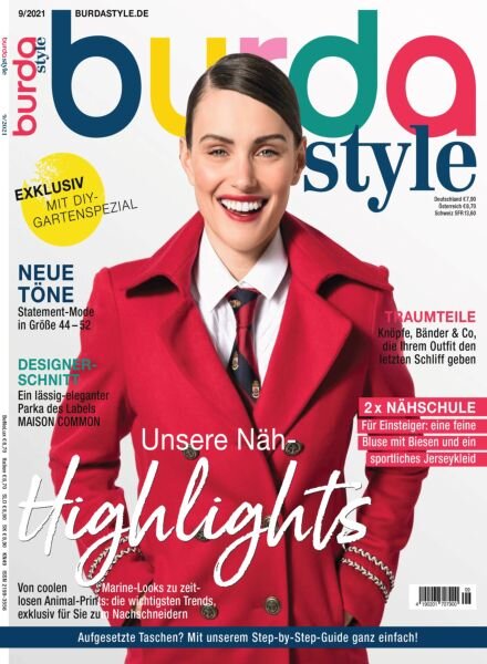 Burda Style – September 2021 Cover