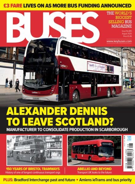 Buses Magazine – August 2025 Cover