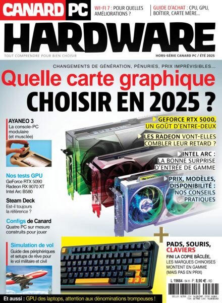 Canard PC Hardware – Hors-Serie – Juin-Juillet 2025 Cover