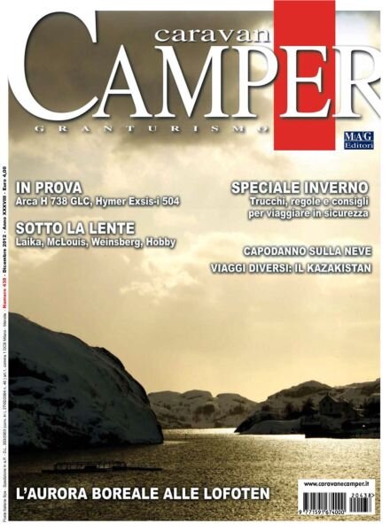 Caravan e Camper Granturismo – Dicembre 2012 Cover