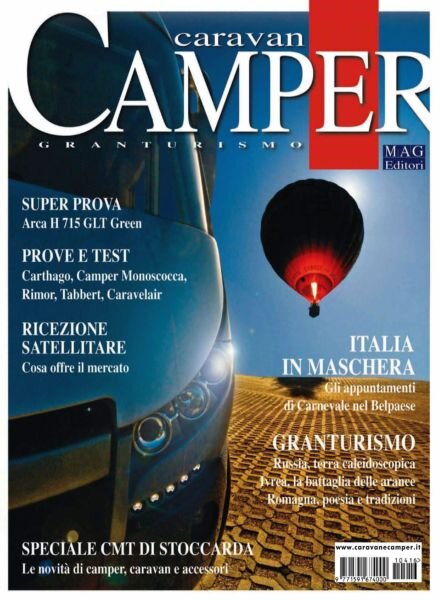 Caravan e Camper Granturismo – Febbraio 2011 Cover