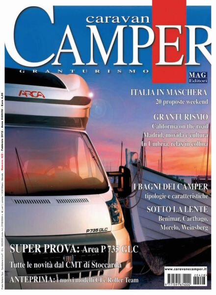 Caravan e Camper Granturismo – Febbraio 2012 Cover