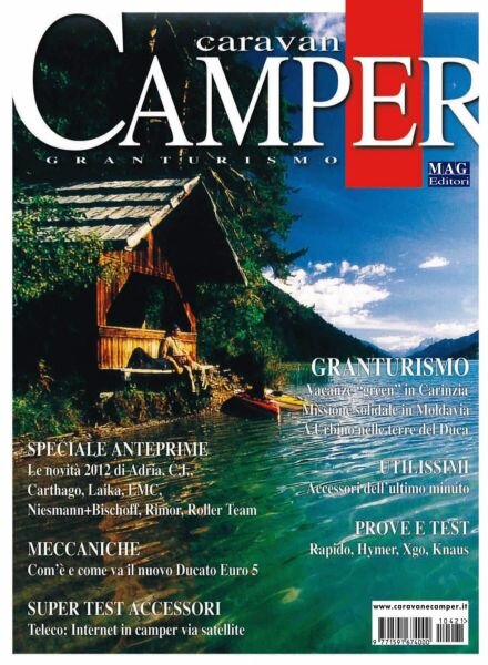 Caravan e Camper Granturismo – Luglio 2011 Cover