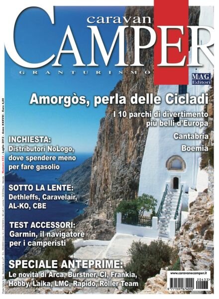 Caravan e Camper Granturismo – Luglio 2012 Cover