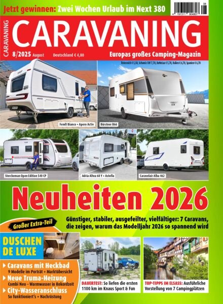 Caravaning – August 2025 Cover