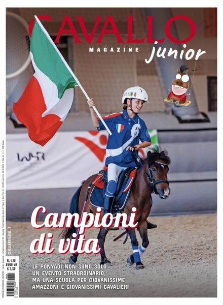 Cavallo Magazine Junior – Luglio 2025 Cover