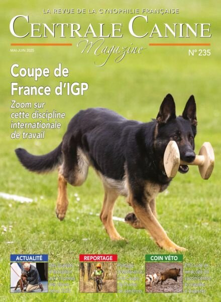 Centrale Canine Magazine – Mai-Juin 2025 Cover