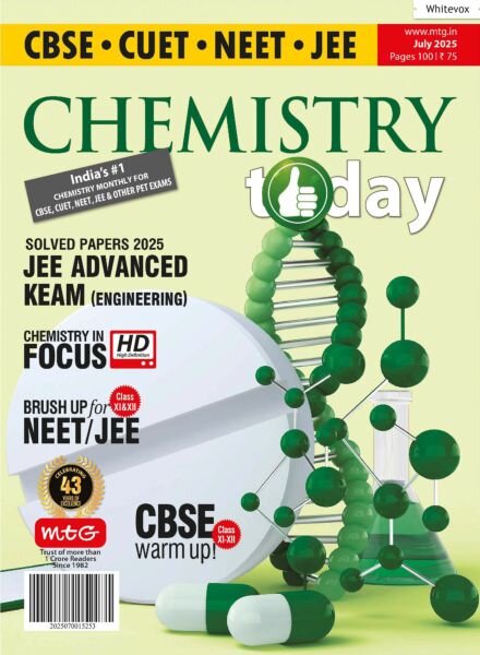 Chemistry Today – July 2025 Cover