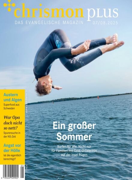 Chrismon Plus – Juli-August 2025 Cover