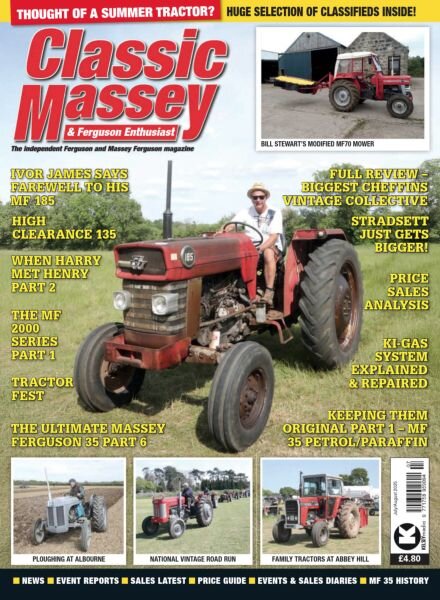 Classic Massey & Ferguson Enthusiast – July-August 2025 Cover