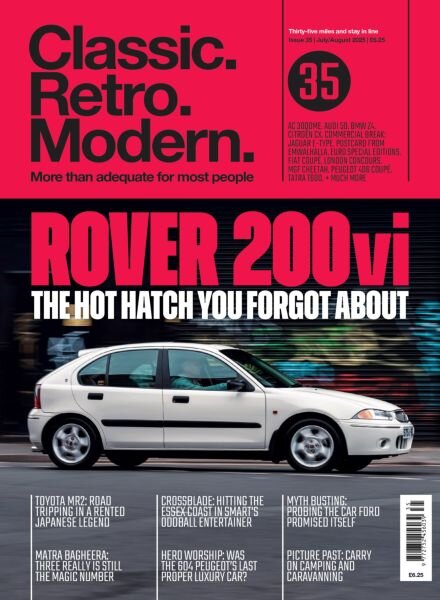 ClassicRetroModern – Issue 35 2025 Cover