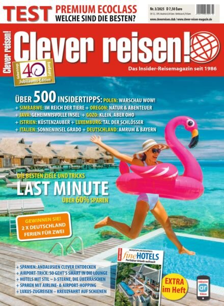 Clever reisen! – Nr 3 2025 Cover