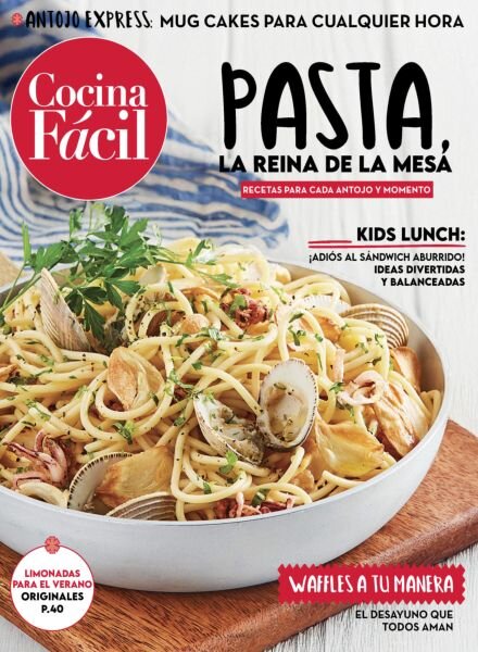 Cocina Facil Mexico – Agosto 2025 Cover
