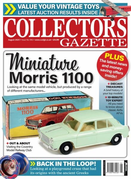 Collectors Gazette – August 2025 Cover