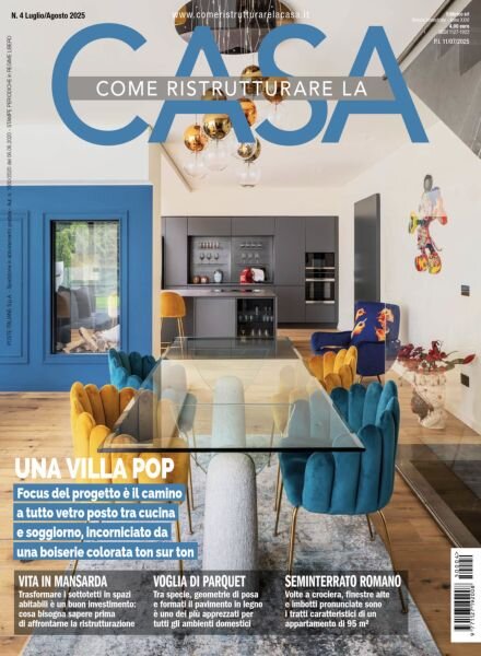 Come Ristrutturare la Casa – Luglio-Agosto 2025 Cover