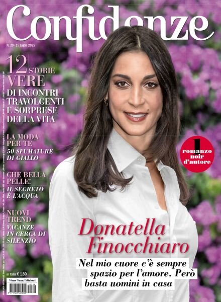 Confidenze – 15 Luglio 2025 Cover