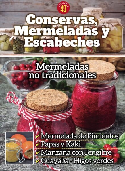 Conservas mermeladas y escabeches – Julio 2025 Cover
