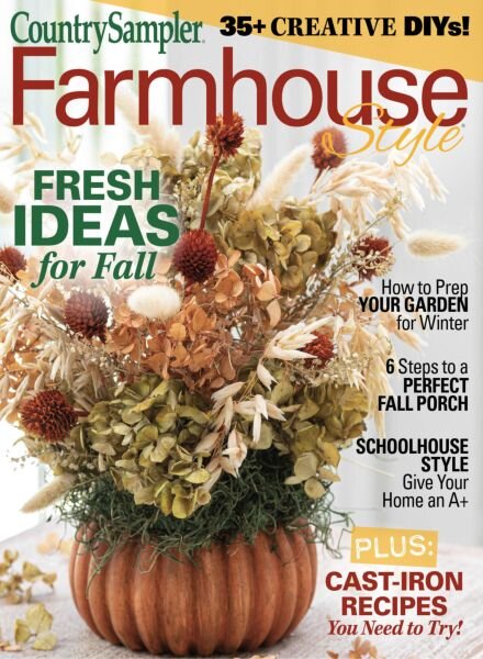 Country Sampler Farmhouse Style – Autumn 2025 Cover