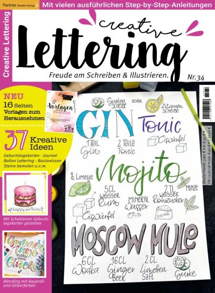 Creative Lettering – Juli 2025 Cover