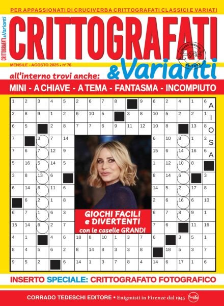 Crittografati & Varianti – Agosto 2025 Cover