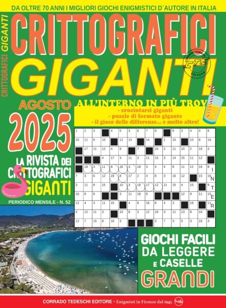 Crittografici Giganti – Agosto 2025 Cover