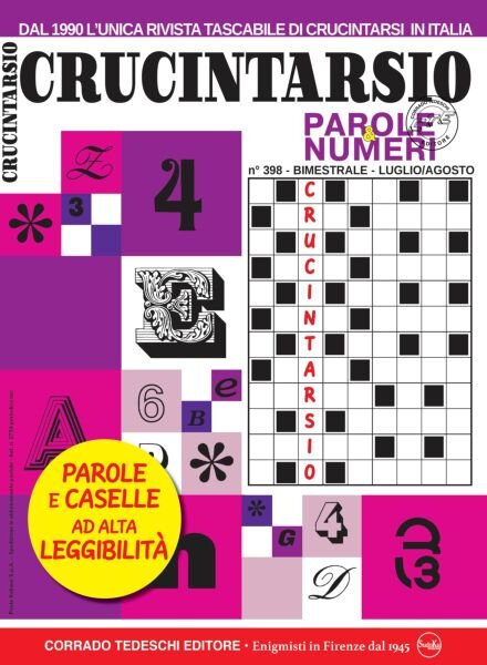 Crucintarsio – 3 Luglio 2025 Cover