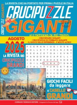 Crucipuzzle Giganti – Agosto 2025