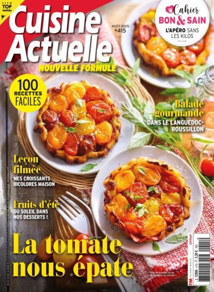 Cuisine Actuelle – Aout 2025 Cover