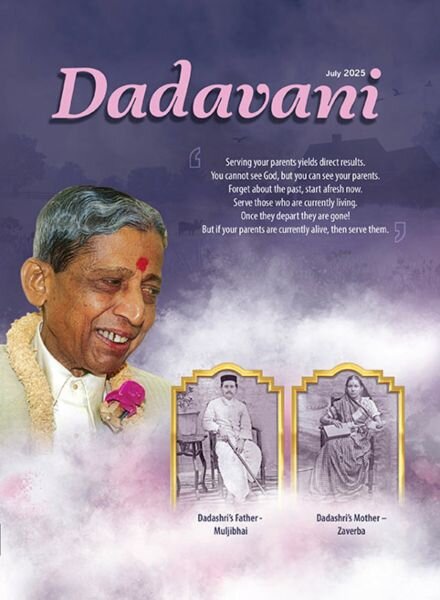 Dadavani English – July 2025 Cover