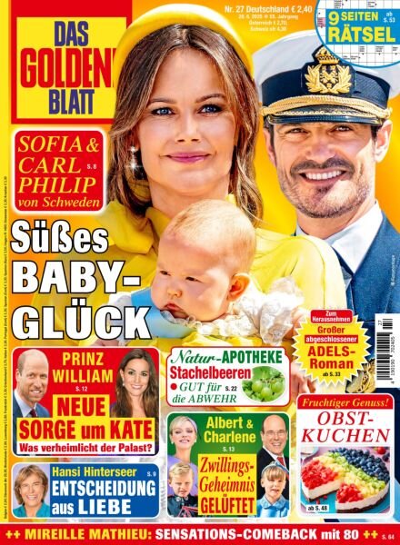 Das Goldene Blatt – 28 Juni 2025 Cover