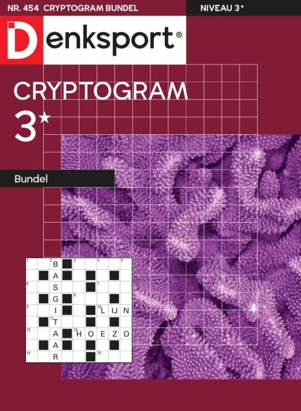 Denksport Cryptogrammen 3 bundel – 3 Juli 2025 Cover
