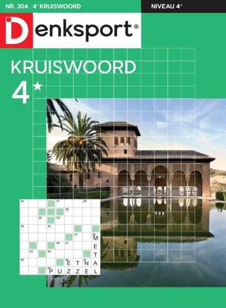 Denksport Kruiswoord 4 – 24 Juli 2025 Cover