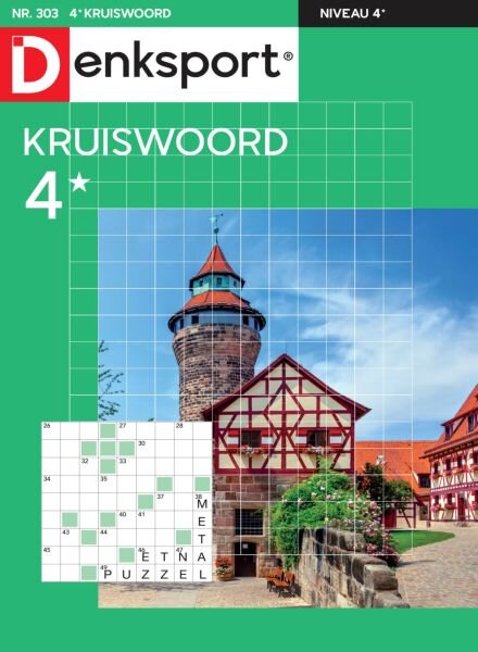 Denksport Kruiswoord 4 – 26 Juni 2025 Cover