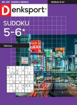 Denksport Sudoku 5-6 genius – 3 Juli 2025