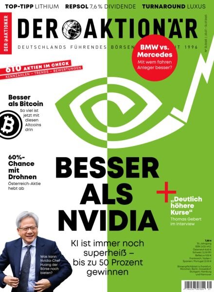 Der Aktionaer – 24 Juli 2025 Cover