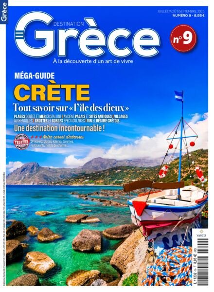 Destination Grece – Juillet-Aout-Septembre 2025 Cover