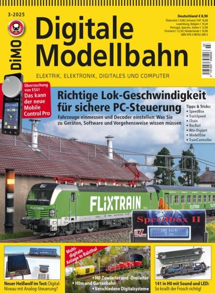 Digitale Modellbahn – N 3 2025 Cover
