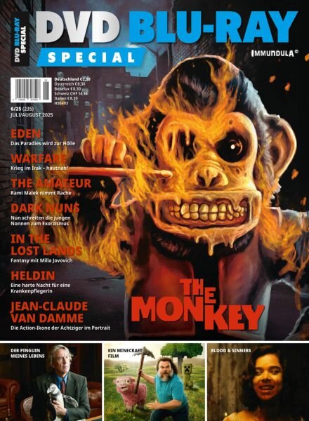 DVD Blu-Ray Special – Juli-August 2025 Cover